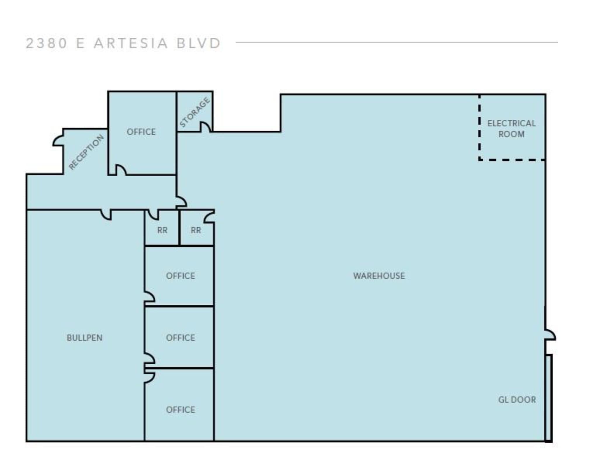 2380-2388 E Artesia Blvd, Long Beach, CA for lease Site Plan- Image 1 of 1