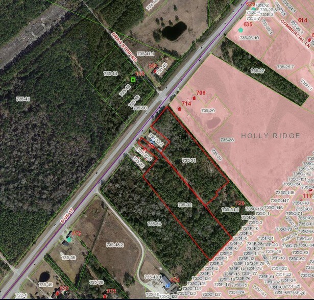 US Hwy 17, Holly Ridge, NC 28445