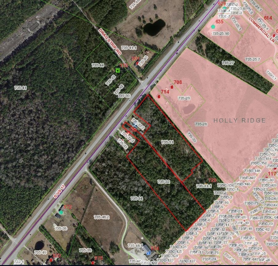 US Hwy 17, Holly Ridge, NC 28445