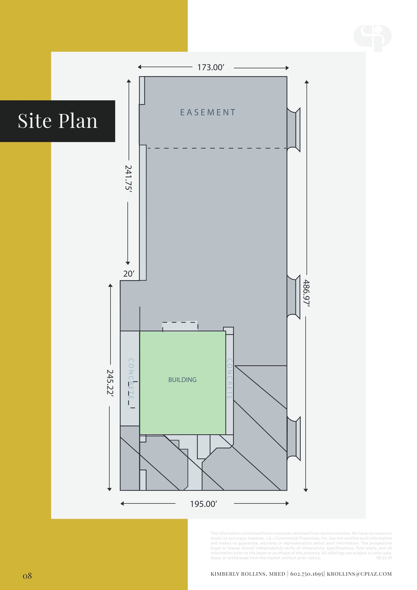 4205 W Glenrosa Ave, Phoenix, AZ for lease Site Plan- Image 1 of 1