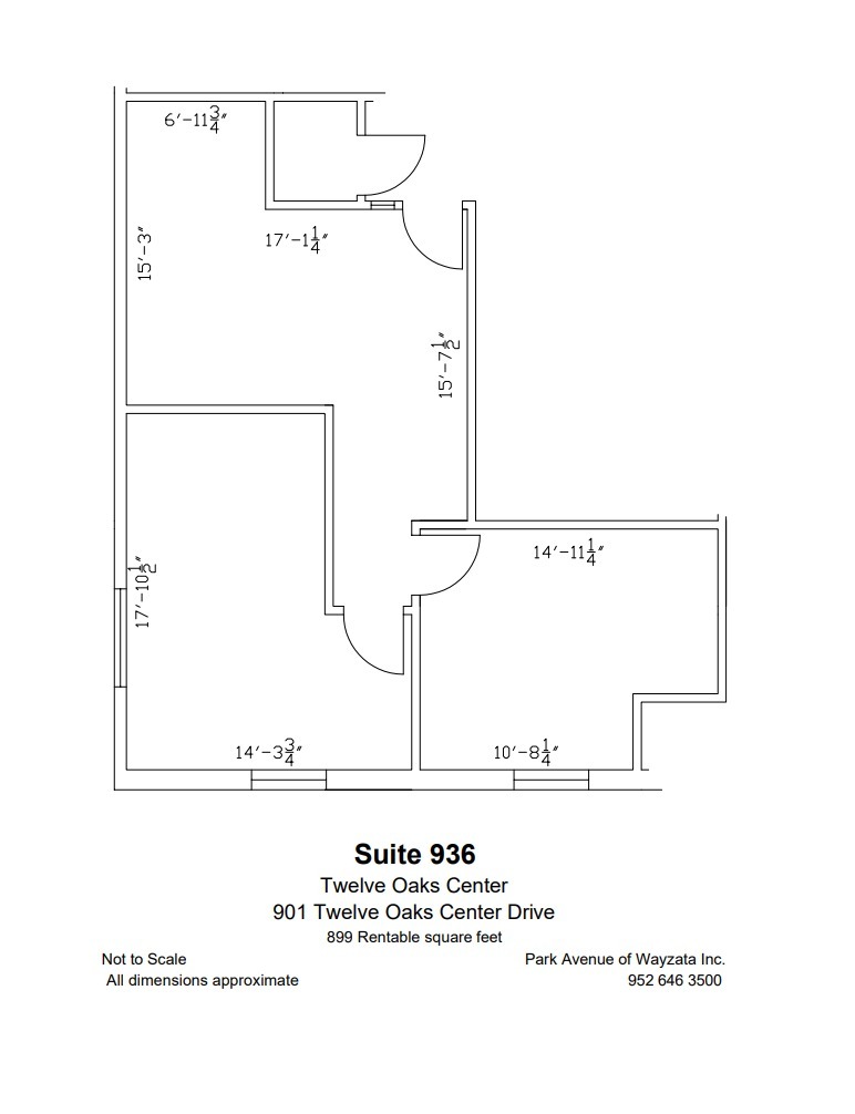 600 Twelve Oaks Center Dr, Wayzata, MN for lease Floor Plan- Image 1 of 1