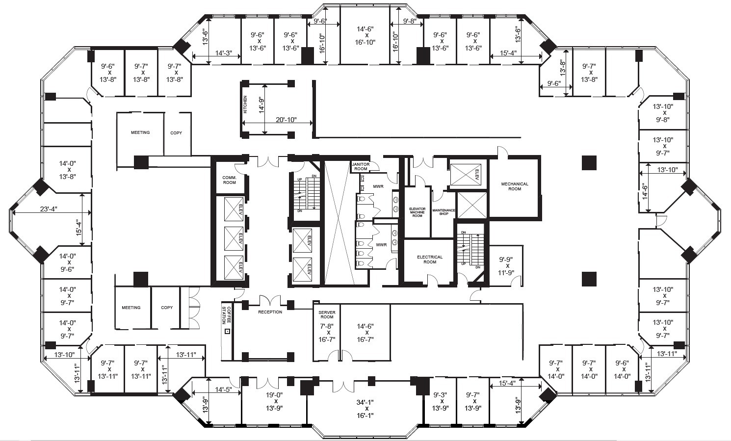 222 3rd Ave SW, Calgary, AB for lease Floor Plan- Image 1 of 1