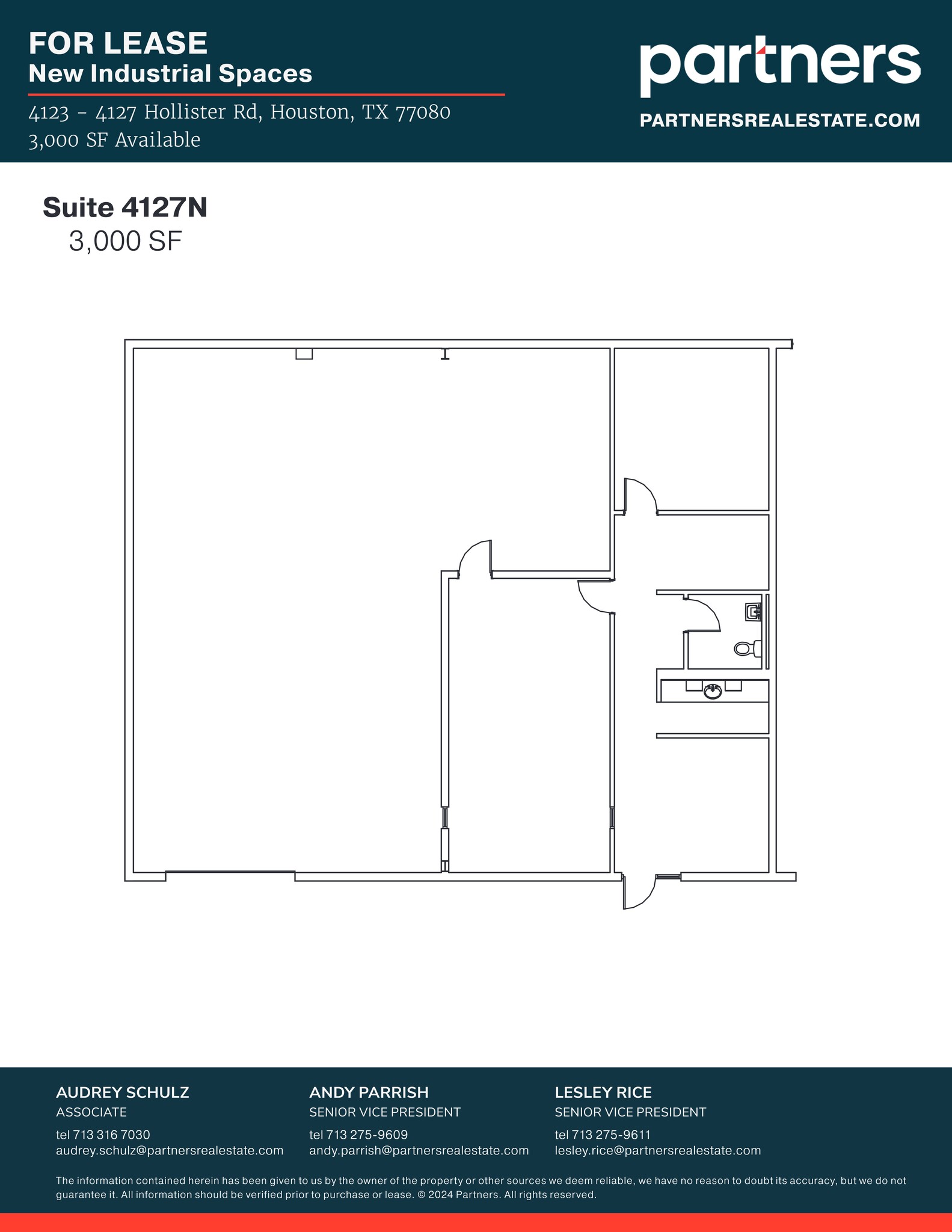 4125 Hollister St, Houston, TX for lease Site Plan- Image 1 of 1