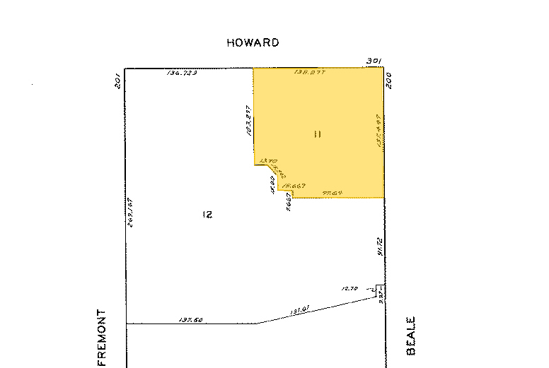 301 Howard St, San Francisco, CA for lease - Plat Map - Image 2 of 5