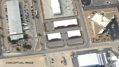 Hawkins Blvd, El Paso, TX - aerial  map view