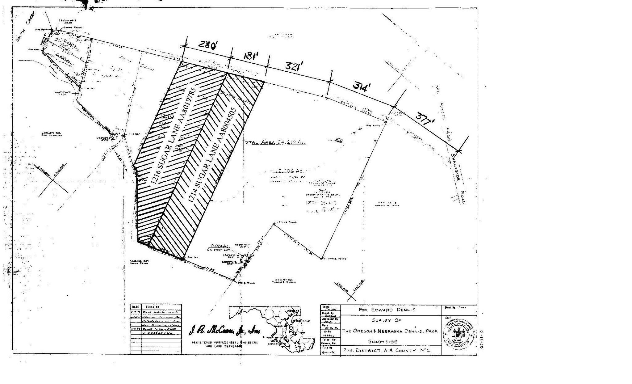 1214-1216 Sugar Ln, Shady Side, MD for sale Building Photo- Image 1 of 1
