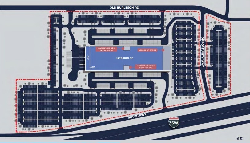 10001 South Fwy, Fort Worth, TX for lease Floor Plan- Image 1 of 1