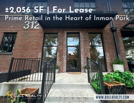 Prime Retail Space in the Heart of Inman Park - Storefront Property