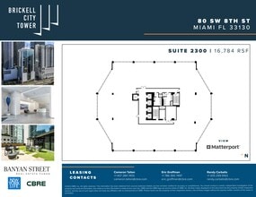 80 SW 8th St, Miami, FL for lease Site Plan- Image 1 of 11