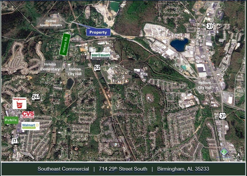 Helena Rd, Helena, AL for sale Aerial- Image 1 of 1