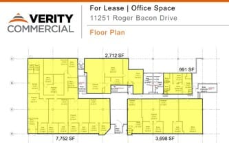 11251 Roger Bacon Dr, Reston, VA for lease Floor Plan- Image 1 of 1