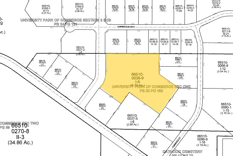 7509 Pennsylvania Ave, Sarasota, FL for lease - Plat Map - Image 2 of 8