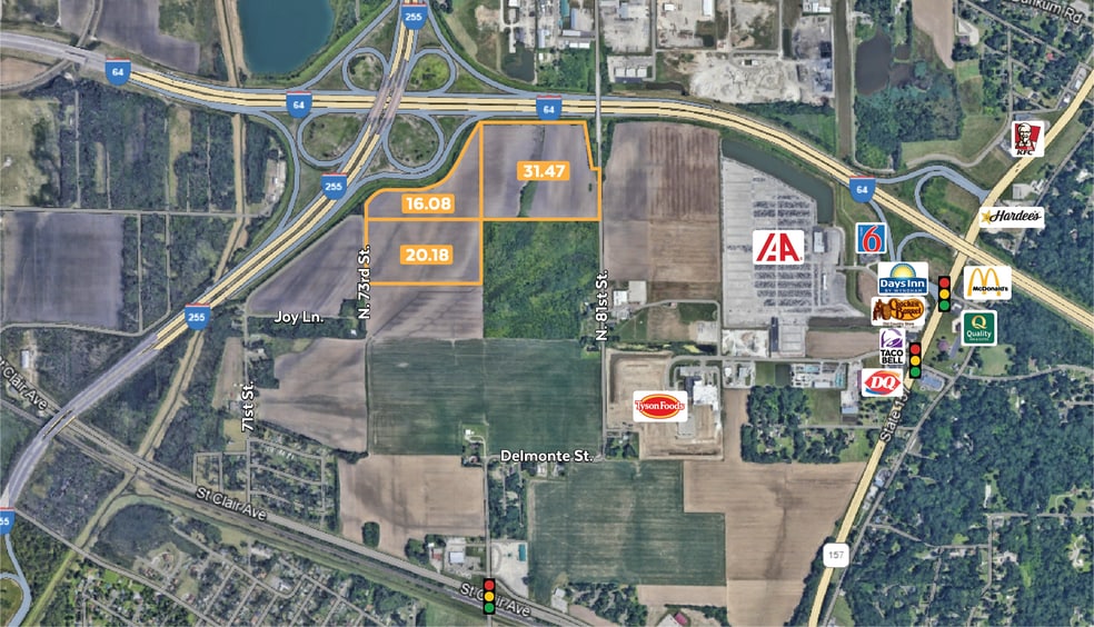 N 73rd St, East Saint Louis, IL for sale - Aerial - Image 1 of 1