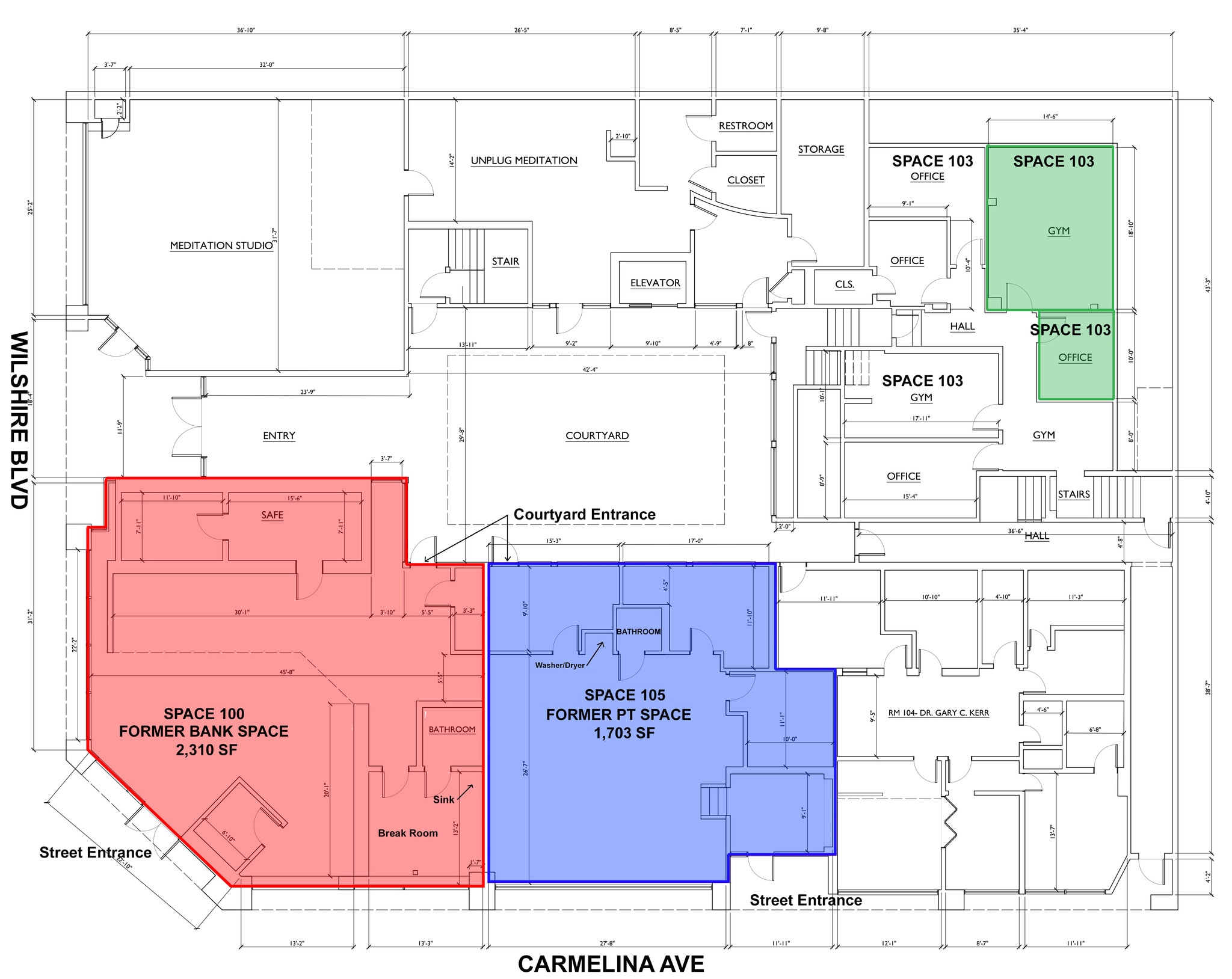 12401 Wilshire Blvd, Los Angeles, CA for lease Site Plan- Image 1 of 2