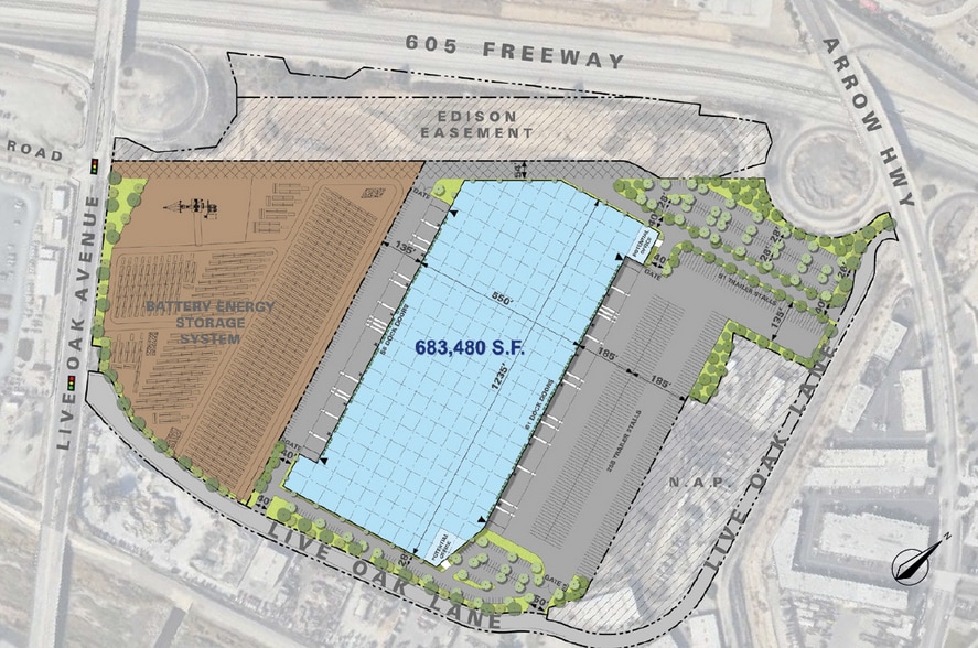 13620 Live Oak Ave, Irwindale, CA for sale - Site Plan - Image 3 of 5
