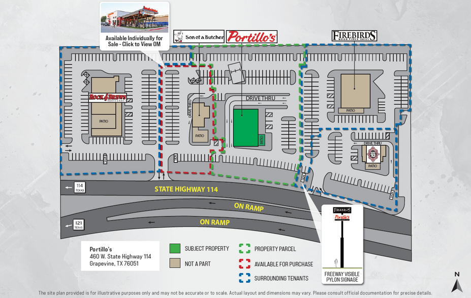 460 State 114 hwy, Grapevine, TX for sale - Site Plan - Image 2 of 4