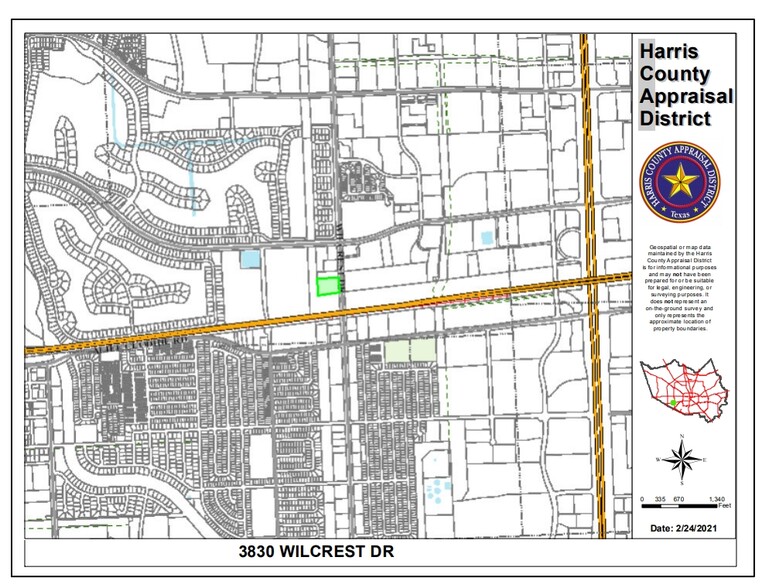 3830 Wilcrest Dr, Houston, TX for sale - Plat Map - Image 3 of 3