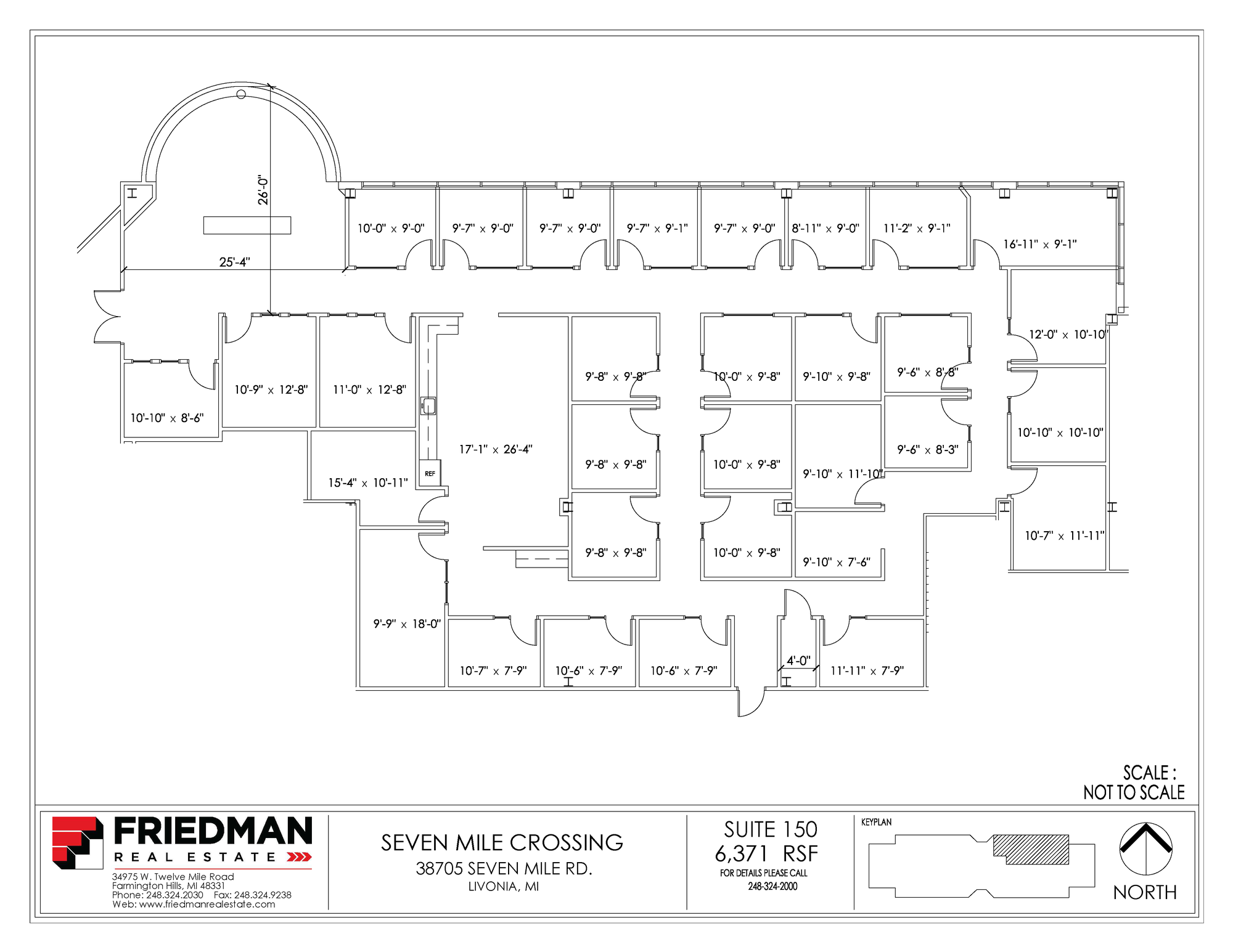 38705 7 Mile Rd, Livonia, MI for lease Floor Plan- Image 1 of 1