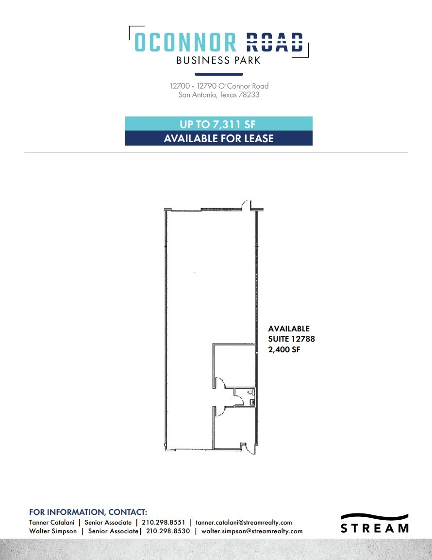 12700-12730 O'Connor Rd, San Antonio, TX for lease Floor Plan- Image 1 of 1