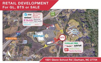 More details for 1501 Glenn School, Durham, NC - Land for Lease