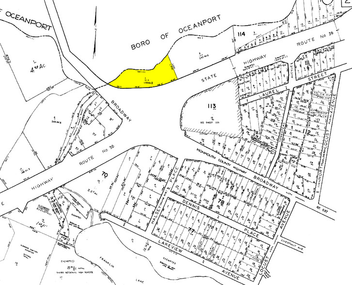 1 Corbett Way, Eatontown, NJ for lease - Plat Map - Image 3 of 3