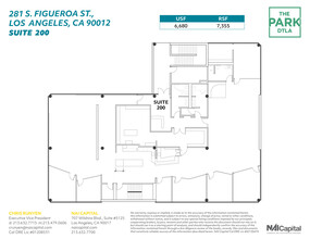 261 S Figueroa St, Los Angeles, CA for lease Floor Plan- Image 1 of 7