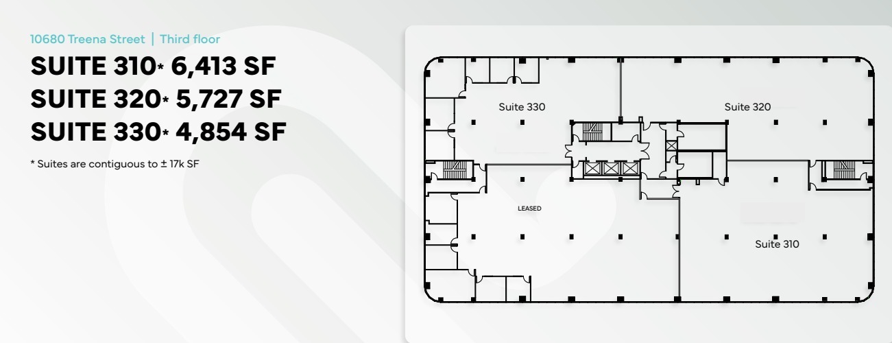 10680 Treena St, San Diego, CA for lease Floor Plan- Image 1 of 2