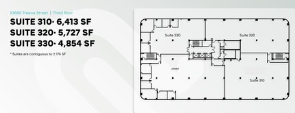 10680 Treena St, San Diego, CA for lease Floor Plan- Image 1 of 2