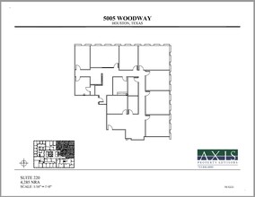 5005 Woodway Dr, Houston, TX for lease Floor Plan- Image 1 of 1