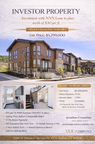 More details for 1086 W Wasatch Spring Rd, Kamas, UT - Office for Sale