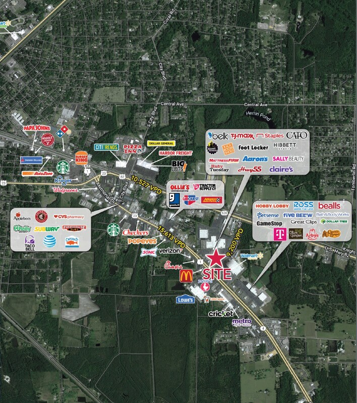 2275 Memorial Dr, Waycross, GA 31501 Waycross Shopping Center