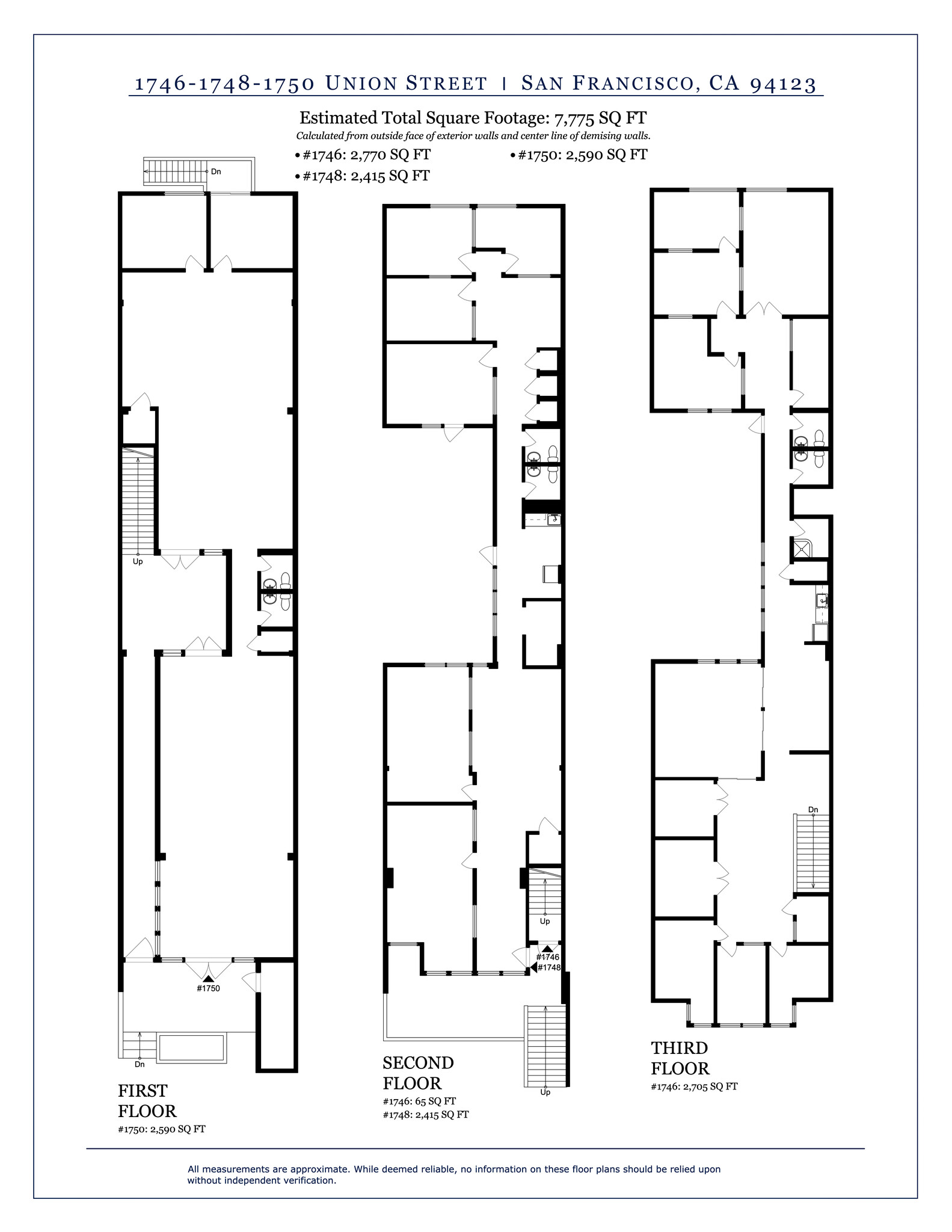 1746-1750 Union St, San Francisco, CA for lease Site Plan- Image 1 of 14