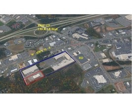 1507 7th St SE, Hickory, NC - AERIAL map view