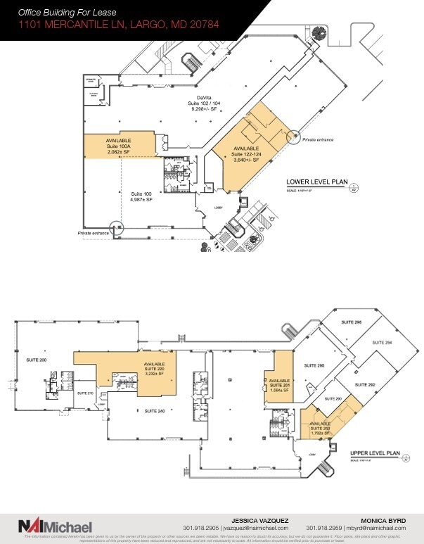 1101 Mercantile Ln, Largo, MD for lease Floor Plan- Image 1 of 1