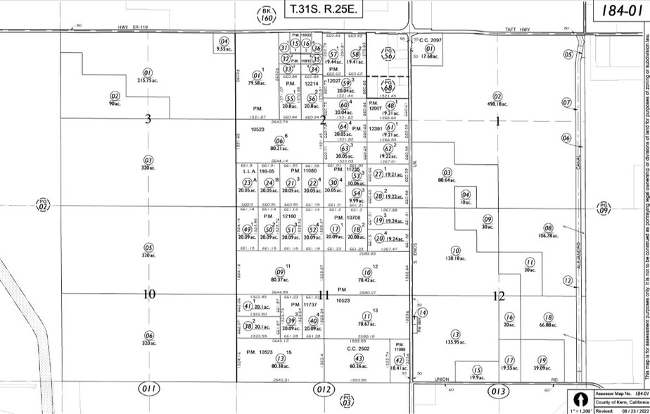 13114 Olen Ave, Bakersfield, CA for sale - Plat Map - Image 2 of 2