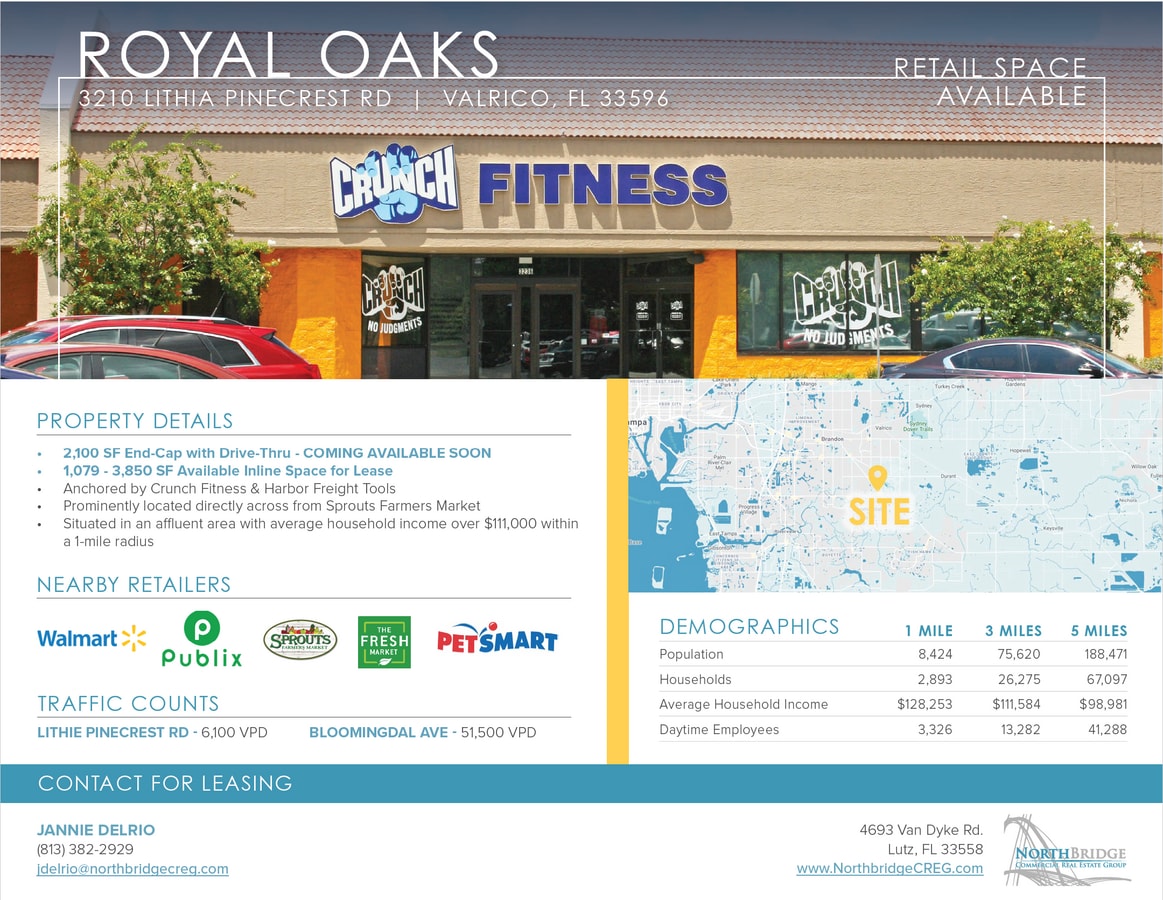 3210 3248 Lithia Pinecrest Rd Valrico Fl 33596 Royal Oaks Shopping Center Loopnet Com