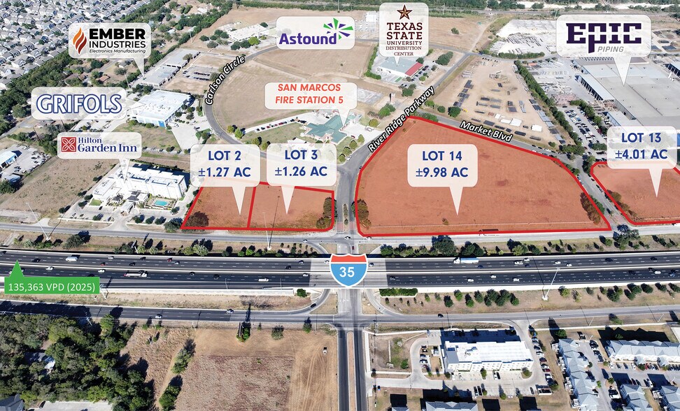 2212 N I-35 Hwy, San Marcos, TX for sale - Aerial - Image 2 of 3