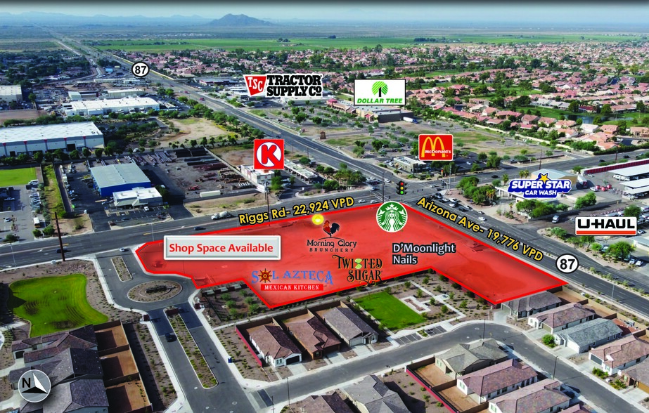 NE Arizona Ave & Riggs Rd, Chandler, AZ for lease - Building Photo - Image 1 of 1