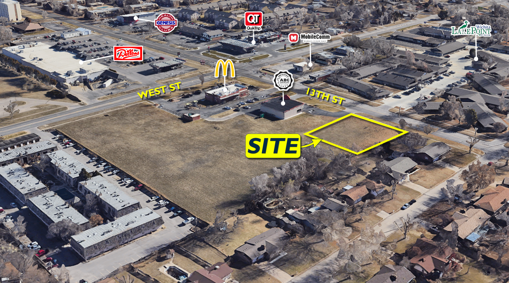 NWC 13th & West St st, Wichita, KS for lease Primary Photo- Image 1 of 6