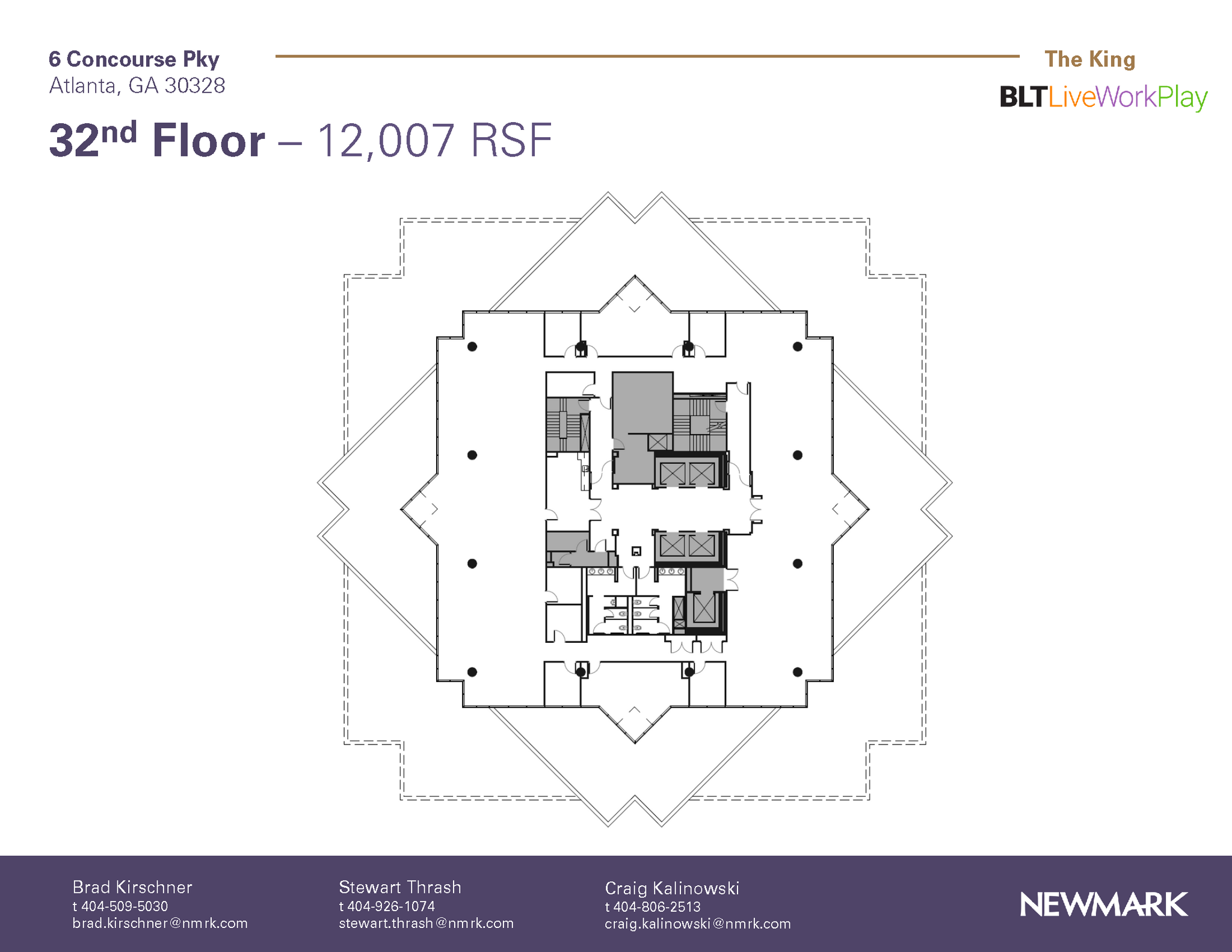 6 Concourse Pky NE, Atlanta, GA for lease Floor Plan- Image 1 of 1