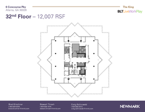 6 Concourse Pky NE, Atlanta, GA for lease Floor Plan- Image 1 of 1