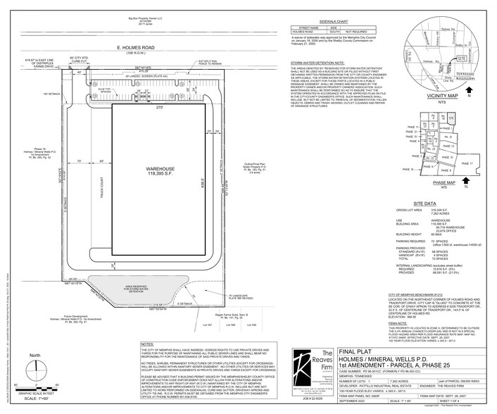 1 Distriplex Farms, Memphis, TN for lease - Site Plan - Image 2 of 3