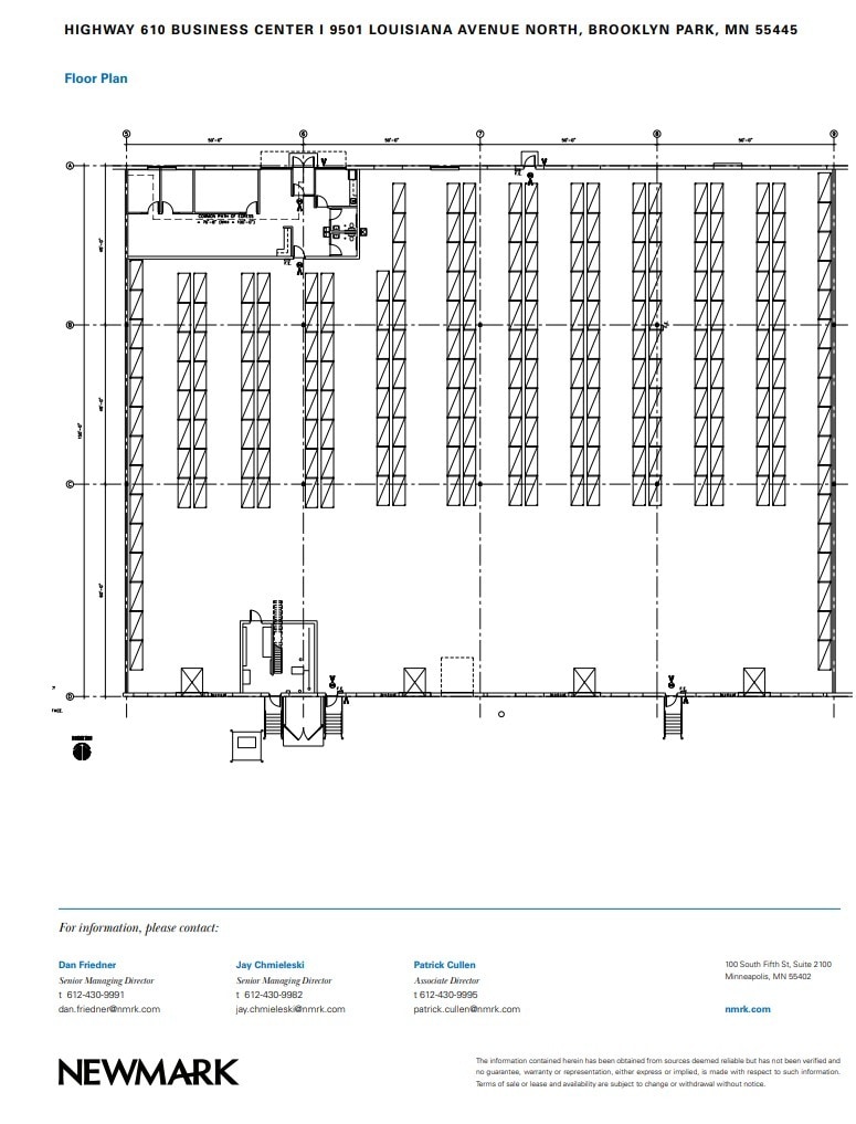 9501 Louisiana Ave, Brooklyn Park, MN for lease Floor Plan- Image 1 of 1