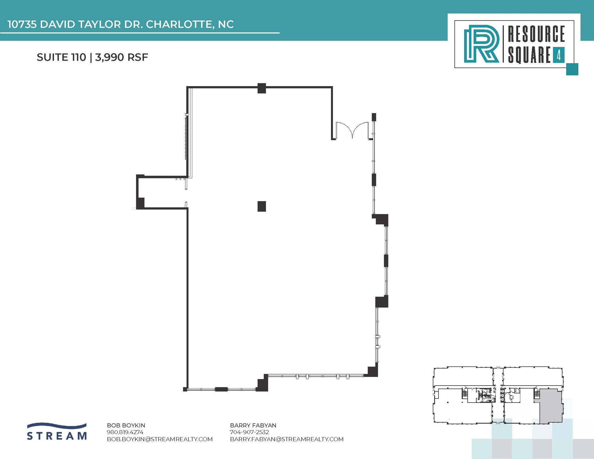 10735 David Taylor Dr, Charlotte, NC for lease Floor Plan- Image 1 of 3