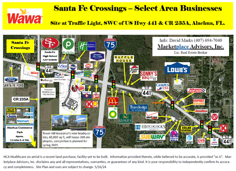 US HWY 441 & CR 235A, Alachua, FL for sale - Aerial - Image 3 of 3