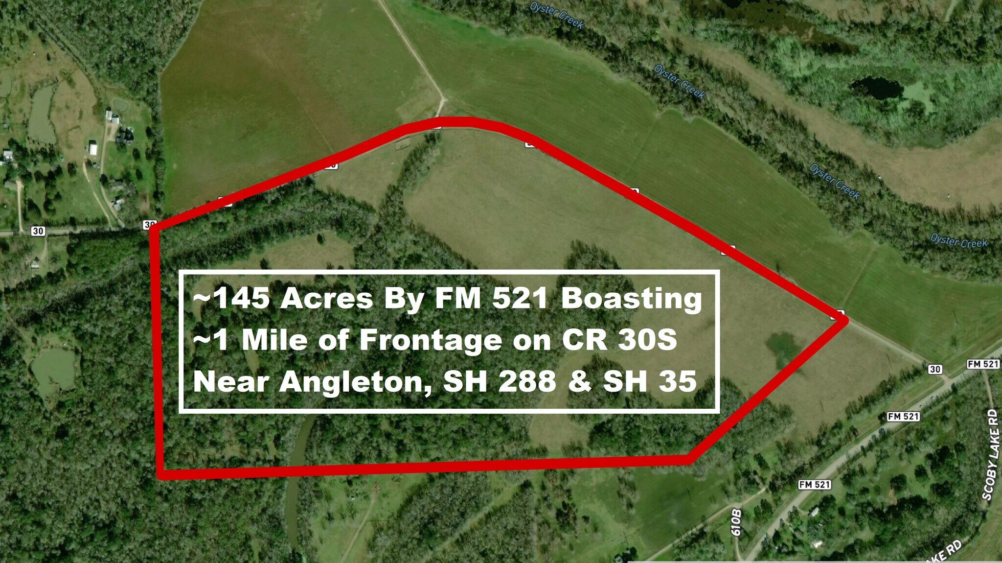 County Rd 30S, Angleton, TX for sale Aerial- Image 1 of 28