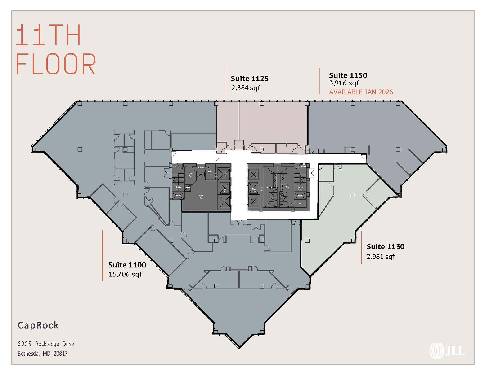 6903 Rockledge Dr, Bethesda, MD for lease Floor Plan- Image 1 of 1