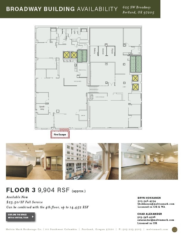 625 SW Broadway St, Portland, OR for lease Building Photo- Image 1 of 6
