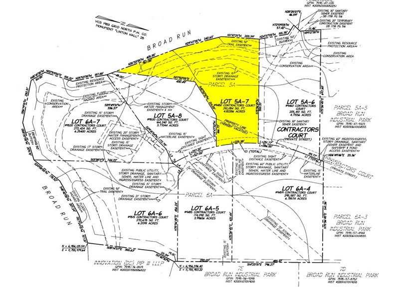 9440-9480 Contractors Ct, Manassas, VA for lease - Plat Map - Image 3 of 6