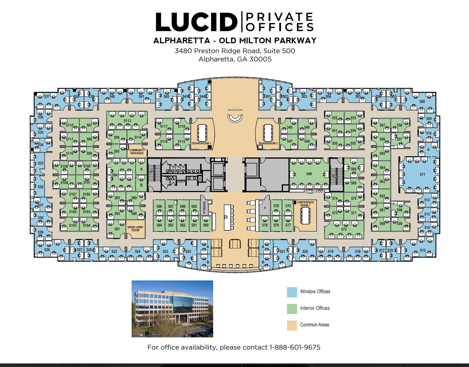 3480 Preston Ridge Rd, Alpharetta, GA for lease Floor Plan- Image 1 of 5